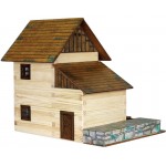 Moara de apa- Set constructie casute traditionale din lemn